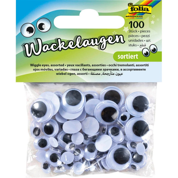 4001868075090 - Wackelaugen sortiert 100 St 4001868075090 7509 100 Stück 4001868075090 - Wackelaugen sortiert 100 St 4001868075090 7509 100 Stück