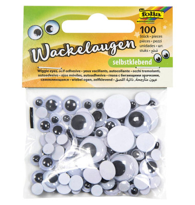 Wackelaugen selbstklebend sortiert Wackelaugen selbstklebend sortiert