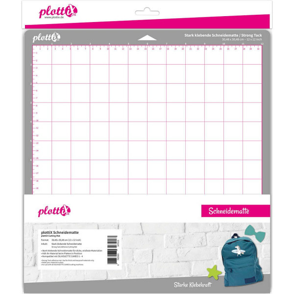0785983347013 - Schneidematte für Schneideplotter stark klebend 305 x 305 mm 0785983347013 plottiX 0785983347013 - Schneidematte für Schneideplotter stark klebend 305 x 305 mm 0785983347013 plottiX