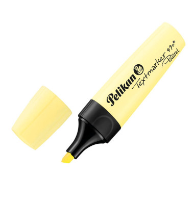 Textmarker 490, 817332, pastell-gelb, 2-5mm Keilspitze