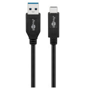 USB 3.1 Gen 2 A/USB C Kabel 1,0 m