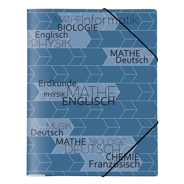 4000225076985 - 12 x Sammelmappe Serie School A4 PP 15mm blau 4000225076985 - 12 x Sammelmappe Serie School A4 PP 15mm blau