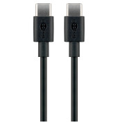 USB-Kabel 66318, 1m, USB-C auf USB-C, schwarz