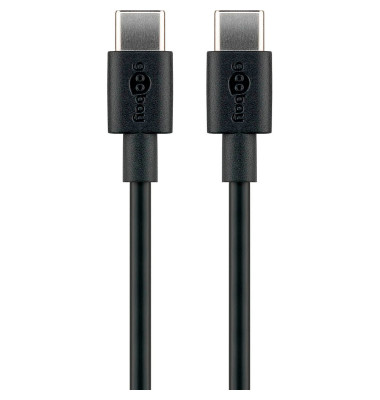 USB-Kabel 66318, 1m, USB-C auf USB-C, schwarz