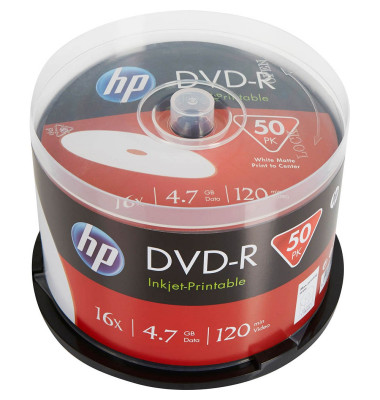 DVD-Rohlinge DME00025WIP DVD-R, 4,7 GB, Spindel 