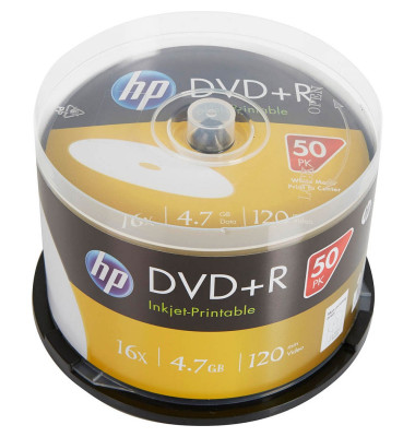DVD-Rohlinge DRE00026WIP DVD+R, 4,7 GB, Spindel 