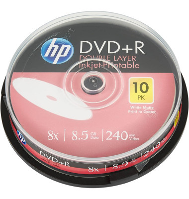 DVD-Rohlinge DRE00060WIP DVD+R, Double Layer, 8,5 GB, Spindel 