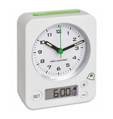 Funkwecker COMBO weiß Kunststoff Funkwecker COMBO weiß Kunststoff