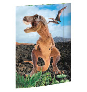 Zeichenmappe 45356, A3 mit Motiv, Karton 350g, 3 Einschlagklappen, 1 Gummizug (ganze H&ouml;he)