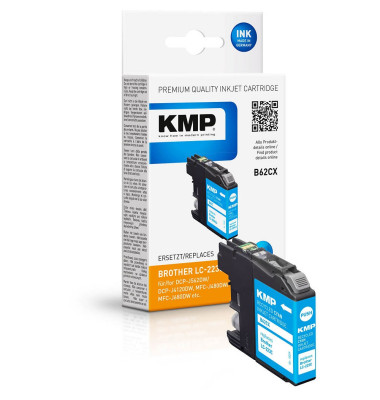 B62CX cyan Tintenpatrone ersetzt brother LC-223C