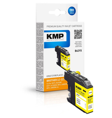 B62YX gelb Tintenpatrone ersetzt brother LC-223Y