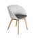 on spot cosy Schalenstuhl grau
