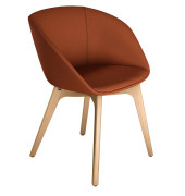 on spot cosy Schalenstuhl orange