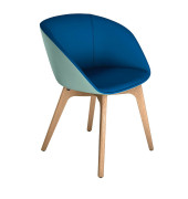 on spot cosy Schalenstuhl blau