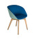 on spot cosy Schalenstuhl blau
