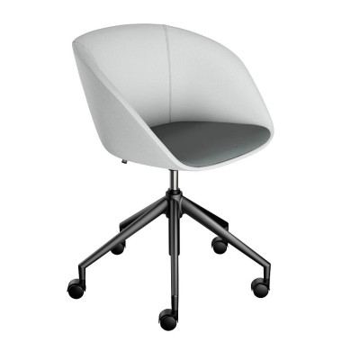 on spot cosy Besuchersessel grau