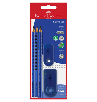 Schreibgeräteset GRIP 2001, 217057, 3x blau, k.A., B