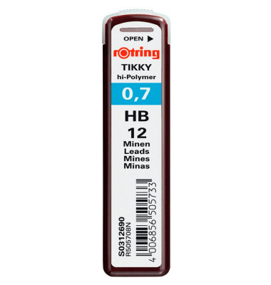 Druckbleistiftminen, S0312690, HB