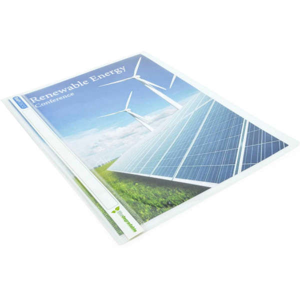 5018505017800 - Schnellhefter ECO 1591 A4 weiß Polypropylen (PP) Vorderdeckel transparent 5018505017800 10 Stück 5018505017800 - Schnellhefter ECO 1591 A4 weiß Polypropylen (PP) Vorderdeckel transparent 5018505017800 10 Stück