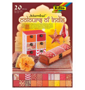 Motivblock Colours of India Mumbai farbsortiert