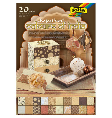 Motivblock Colours of India Rajasthan farbsortiert