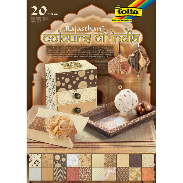 4001868090765 - Motivblock Colours of India Rajasthan farbsortiert 4001868090765 folia 20 Blatt 4001868090765 - Motivblock Colours of India Rajasthan farbsortiert 4001868090765 folia 20 Blatt