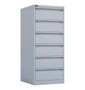 ECO Karteischrank grau/grau 6 Schubladen