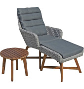 Calvia Loungesessel grau