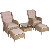 Valencia Loungegruppe braun