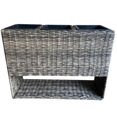 Pflanzkübel Metall 82,0 x 28,0 x 60,0 cm braun Pflanzkübel Metall 82,0 x 28,0 x 60,0 cm braun