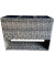 Pflanzkübel Metall 82,0 x 28,0 x 60,0 cm braun