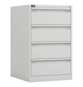 ECO Karteischrank weiß/weiß 4 Schubladen