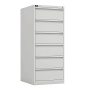 ECO Karteischrank weiß/weiß 6 Schubladen