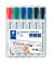 Boardmarker Lumocolor 351, 351-WP6-X, Etui, 6-farbig sortiert, 2mm Rundspitze