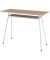 Schreibtisch easyHome LV1, 75cm (H), 100x40cm (BxT), rechteckig, walnuss / weiß