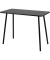 Schreibtisch easyHome HOPM, 75cm (H), 100x50cm (BxT), rechteckig, schwarz / schwarz