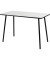 Schreibtisch easyHome HOPM, 75cm (H), 114x60cm (BxT), rechteckig, weiß / schwarz