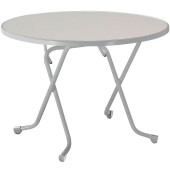 Gartentisch Primo silber rund