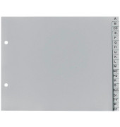 Kunststoffregister Forever 1723B, A bis Z, A4, graue Taben, 20-teilig