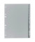 Kunststoffregister Forever 1743B, A bis Z, A5, 130µm, graue Taben, 24-teilig