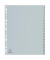 Kunststoffregister Forever 2931E, 1 bis 31, A4, 130µm, graue Taben, 31-teilig