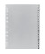 Kunststoffregister Forever 1720B, A bis Z, A4, 130µm, graue Taben, 20-teilig
