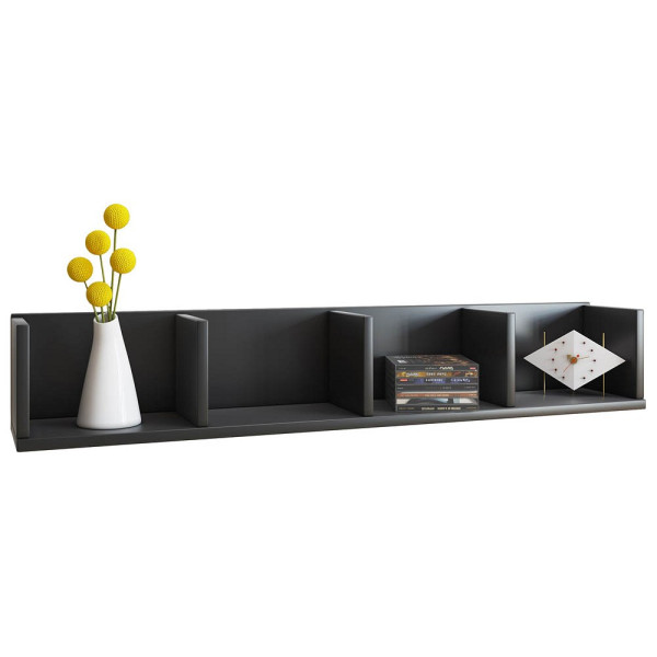 4051814307539 - Holzregal hängend platzsparendes Regal Maße H 15 x B 97 x T 17 cm Elegantes Regal hängend Aufbewahrungsregal Bücherregal Wandboard - Honsa 4051814307539 - Holzregal hängend platzsparendes Regal Maße H 15 x B 97 x T 17 cm Elegantes Regal hängend Aufbewahrungsregal Bücherregal Wandboard - Honsa