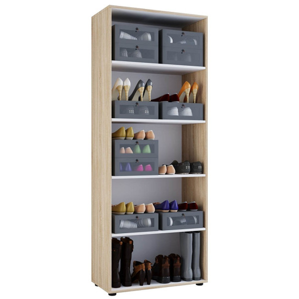 4051814360954 - Vandol I Schuhregal sonoma-eiche 4 Fachböden 4051814360954 my home 4051814360954 - Vandol I Schuhregal sonoma-eiche 4 Fachböden 4051814360954 my home