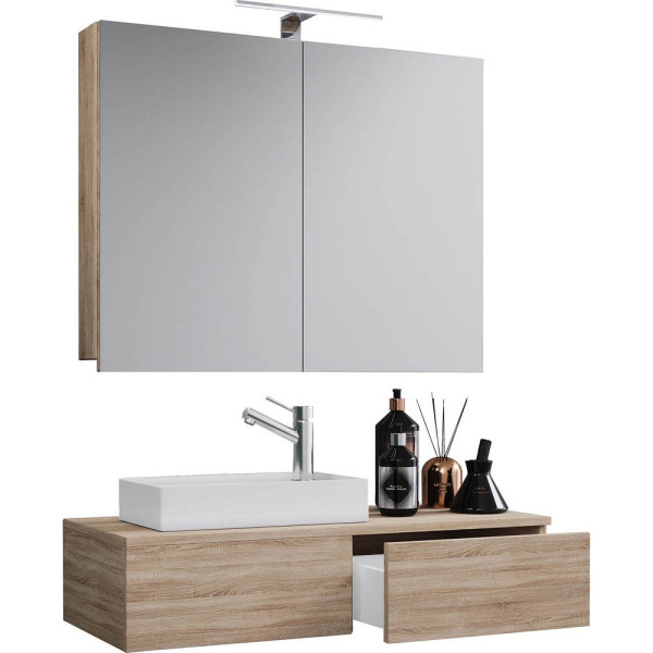 4051814380808 - 3-tlg Set Waschplatz für Gäste WC Gästebad Waschtisch Badezimmer Set - Gudas SC 4051814380808 - 3-tlg Set Waschplatz für Gäste WC Gästebad Waschtisch Badezimmer Set - Gudas SC