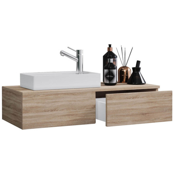4051814381195 - 2-tlg Set Waschplatz für Gäste WC Gästebad Waschtisch Badezimmer Set - Gudas 4051814381195 - 2-tlg Set Waschplatz für Gäste WC Gästebad Waschtisch Badezimmer Set - Gudas