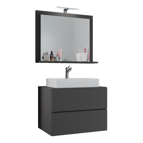 4051814384912 - LendasM Bad Möbel Set Waschbecken Unterschrank Wandspiegel Badezimmer Waschtisch 4051814384912 - LendasM Bad Möbel Set Waschbecken Unterschrank Wandspiegel Badezimmer Waschtisch