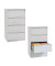 H&auml;ngeregistraturschrank 100322, lichtgrau, 4 Schubladen, 2-bahnig