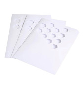 Sichtmappen Ordo Bee 29688,1 mit Wabenstanzungen, Papiergewicht: 120g/qm, A4, oben & seitlich offen, 