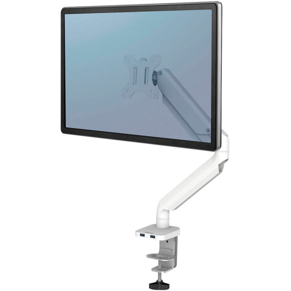 0043859764198 - AKTION Monitor-Halterung Platinum Series 8056201 weiß für 1 Monitor Tischklemme Tischbohrung mit 15 Euro CashBack